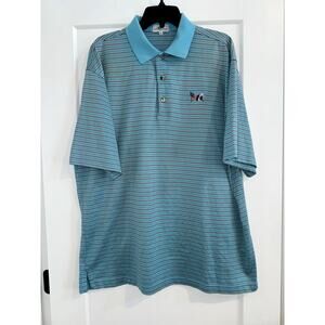 Nick Price Cool-Luxe Men’s XL Striped Golf Polo Shirt
